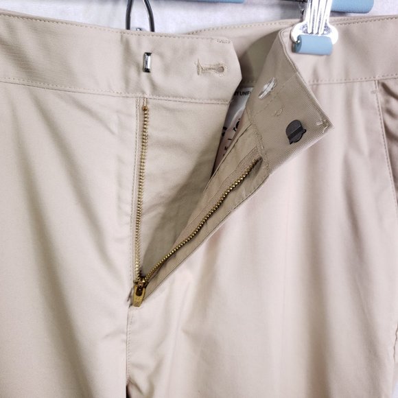 DKNY Men's 34x32 Bedford Stretch Straight Leg Khaki Pants / Slacks Tan Beige NWT - Picture 4 of 10